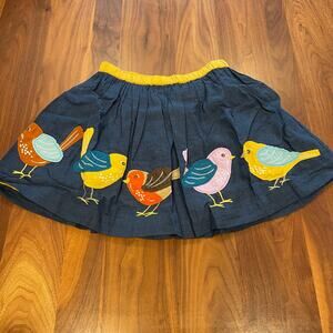 NWOT Size 9-10 Mini Boden Appliqué Skirt